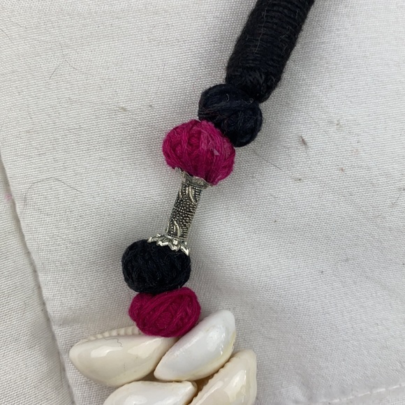 Goddess necklace & Earrings Durga Indian India Cowri Shells - Picture 7 of 7